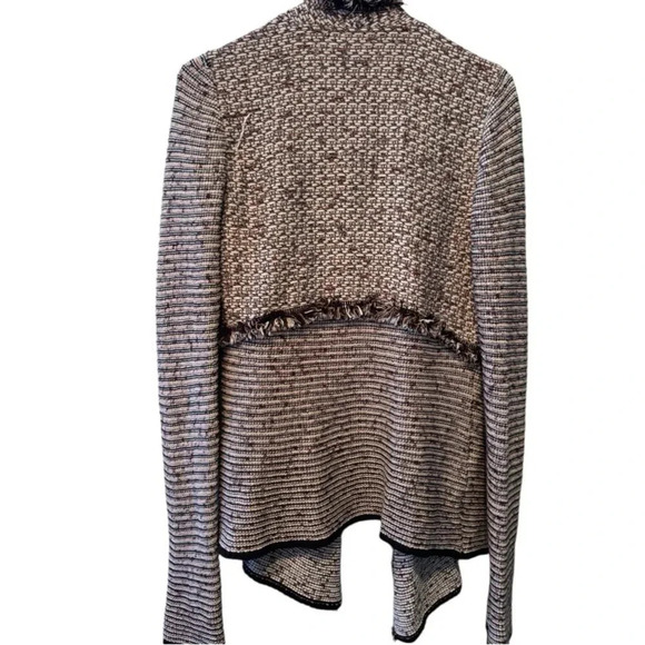 WHITE HOUSE BLACK MARKET SWEATER CARDIGAN TOP SHIRT TOPS FALL WINTER BLACK SZ M - Picture 3 of 5